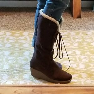 BLACK FRIDAY Oh DEER brown suede boots 10m